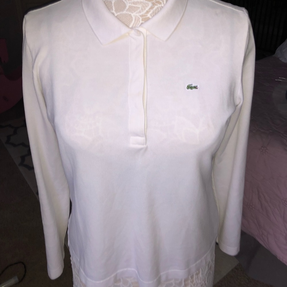 Women Lacoste Shirt Sz 44